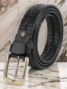 The Roadster Lifestyle Co. Men Braided Leather Casual Belt