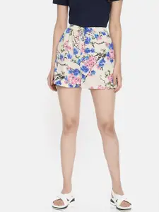 BAESD Women Floral Printed Regular Shorts