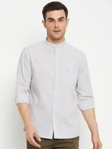 Cantabil Comfort Band Collar Cotton Casual Shirt
