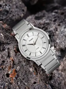 Timex Men Silver-Toned Analogue Watch - TI000R41400