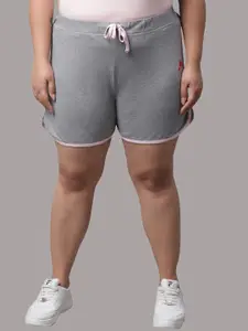 Rute Women Plus Size Cotton Sports Shorts