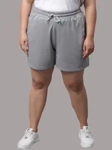Rute Women Mid-Raise Regular Fit Cotton Casual Shorts