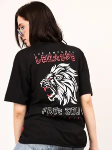 Leotude Graphic Printed Oversized T-shirt