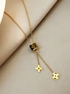 MYKI Gold Plated Graceful Taditional Pendant Chain