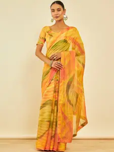 Soch Abstract Printed Saree