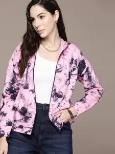 Roadster Women Printed Hooded Sweatshirt