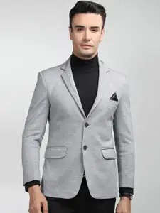 LURE URBAN Regular Fit Notched Lapel Long Sleeve Single Breasted Blazers