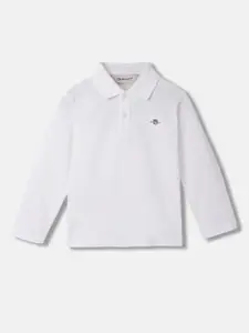 GANT Boys Polo Collar Pure Cotton T-shirt