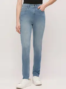 Pepe Jeans Women Skinny Fit High-Rise Heavy Fade Stretchable Jeans
