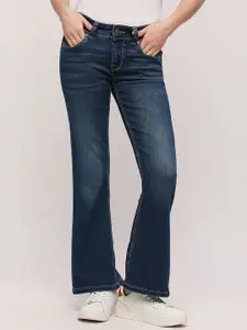 Pepe Jeans Women Mid Rise Slim Fit Clean Look Light Fade Stretchable Jeans