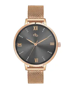 DressBerry Women Embellished Dial & Bracelet Style Straps Analogue Watch DB-013
