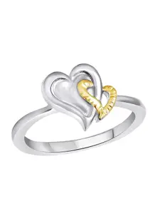 Vighnaharta Women Rhodium-Plated Finger Ring