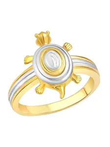 Vighnaharta Women Gold-Plated Finger Ring