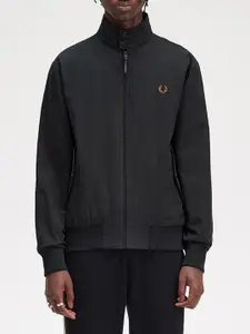 Fred Perry Mock Collar Longline Bomber Jacket