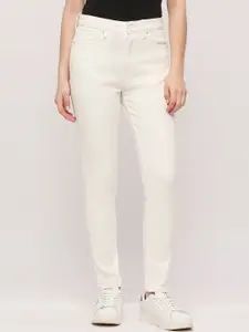 Pepe Jeans Women Skinny Fit High Rise Clean Look Stretchable Jeans