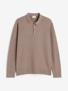 H&M Men Pure Cotton Regular Fit Polo Shirt
