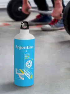 macmerise Leak Proof FIFA Argentina Design Aluminium Water Bottle 750 ml