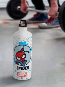 macmerise Marvel Leak Proof Kawaii Spider Man Design Aluminium Water Bottle 750 ml