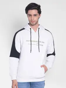 Crimsoune Club Typography Printed Hooded Pullover