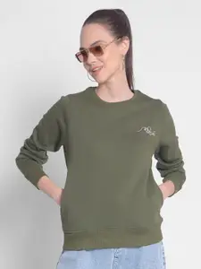 Crimsoune Club Round Neck Long Sleeve Sweatshirt