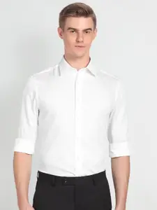 Arrow Regular Fit Spread Collar Long Sleeve Cotton Formal Shirt