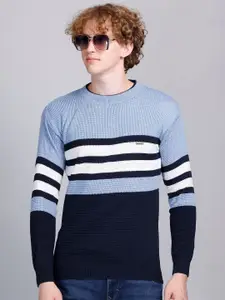 GODFREY Striped Round Neck Pullover