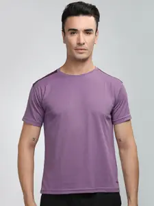 CHKOKKO Round Neck Short Sleeves Sports T-shirt