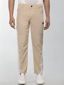 CHKOKKO Men Side Panel Sports Track Pants