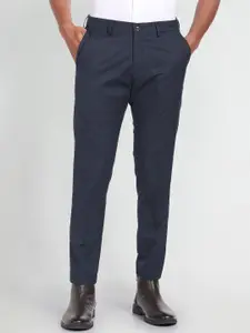 Arrow New York Men Checked Formal Trousers