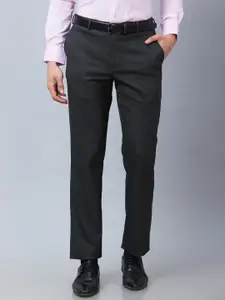 Park Avenue Men Mid Rise Smart Formal Trousers