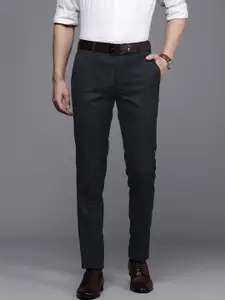 Raymond Men Solid Slim Fit Formal Trousers
