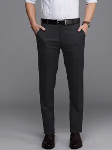 Raymond Men Mid-Rise Slim Fit Formal Trousers