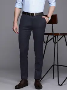Raymond Men Solid Slim Fit Formal Trousers