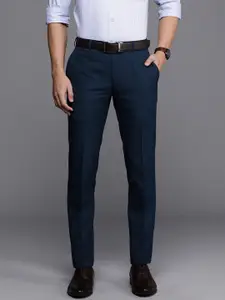 Raymond Men Mid-Rise Slim Fit Formal Trousers