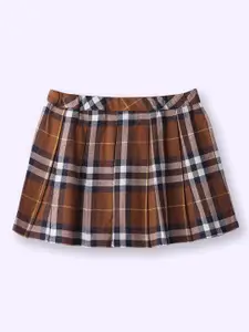 Beebay Girls Checked Knee Length Skirts