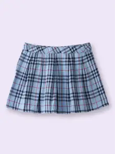 Beebay Girls Checked Knee Length Flared Skirt