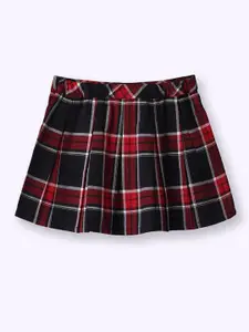 Beebay Infant Girls Checked Pure Cotton Knee Length Skirts