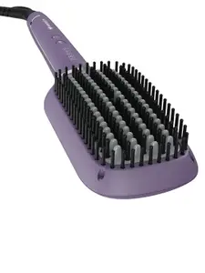 Havells HS4201 Keratin Infused Hair Straightening Brush - Purple