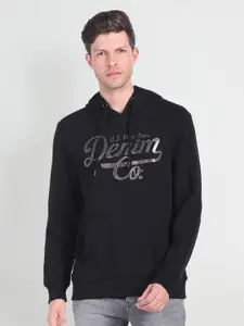 U.S. Polo Assn. Denim Co. Typography Printed Hooded Sweatshirt