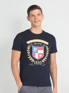 U.S. Polo Assn. Denim Co. Typography Printed Slim Fit Cotton T-Shirt