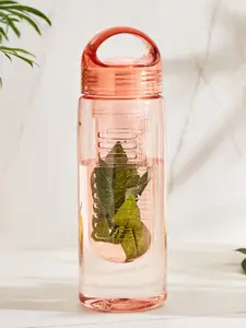 Home Centre Atlantis Syria Pink Infuser Water Bottle 690 ML