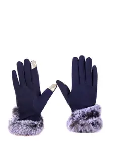 Alexvyan Women Synthetic Thermal Warm Soft Gloves