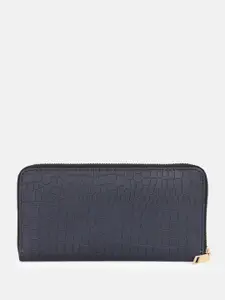 Bagsy Malone Abstract Textured PU Zip Around Wallet