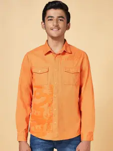 Coolsters by Pantaloons Boys Typography Printed Tailored Jacket