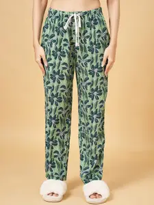 Dreamz by Pantaloons Women Floral Printed Straight-Leg Comfortable Lounge Pants