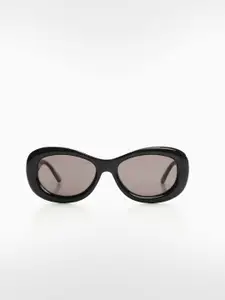 MANGO Women Oval Sunglasses with UV Protected Lens