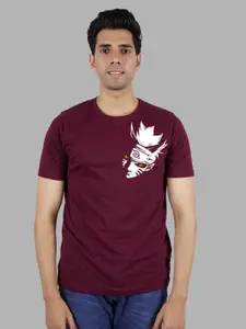 Elibolz Naruto Printed Round Neck Cotton T-shirt