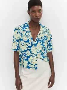 MANGO Floral Print Casual Shirt