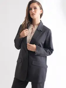 B.Copenhagen Notched Lapel Collar Single Breasted Blazer