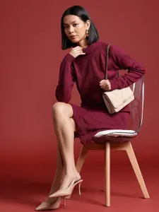 all about you Acrylic Sweater Dress